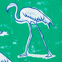 ARTHUS BOY STRETCH PINE GREEN FLAMINGO